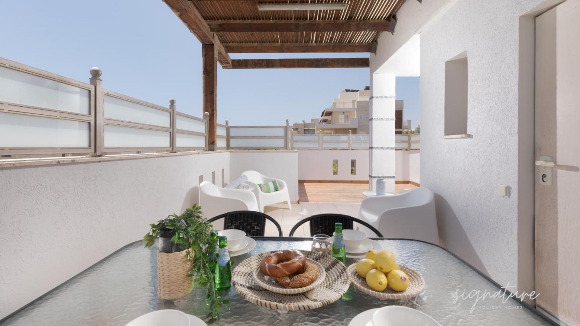 Apartmán Luxurious 130Sqm Family Penthouse Ejlat Exteriér fotografie